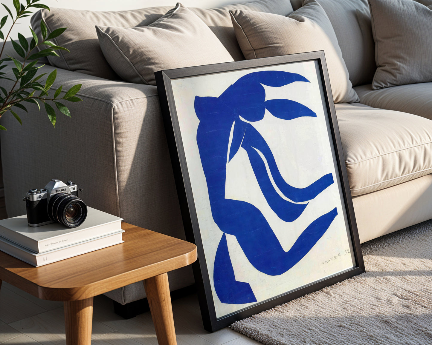 Matisse Blue Nude Abstract Framed Poster - View 1