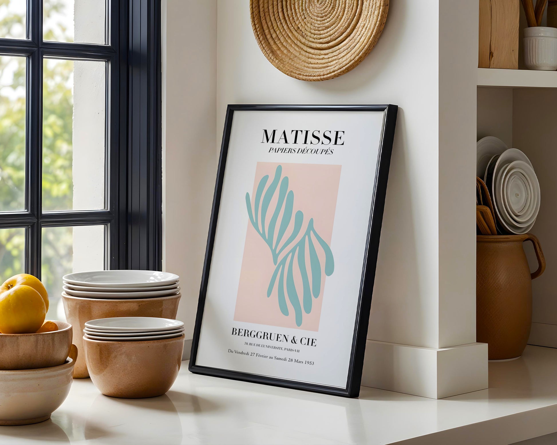 Matisse Abstract Botanical Cut-Outs Framed Poster - View 4