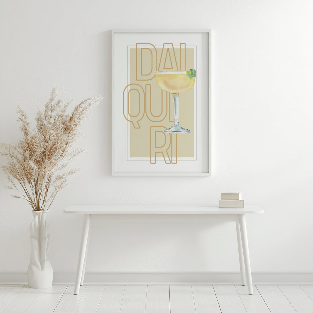 Daiquiri Cocktail Drink Framed Poster – Framed Wall Art Poster - Image 2