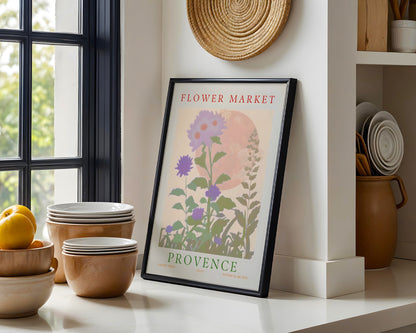 Provence Flower Market Botanical Framed Poster – Framed Wall Art Poster - Image 4