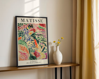 Matisse 'La Japonaise' 1905 Framed Poster - View 3