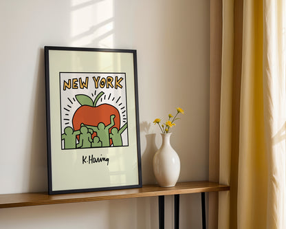 New York Big Apple Pop Art Framed Poster - View 4