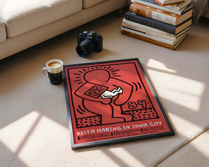 Keith Haring Iowa City Pop Art Framed Poster - View 3