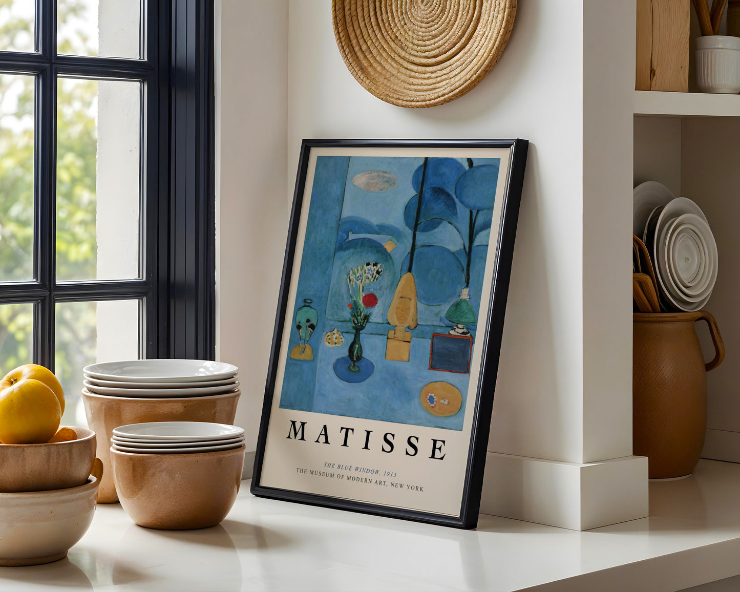 Matisse The Blue Window 1913 Framed Art Print - View 4