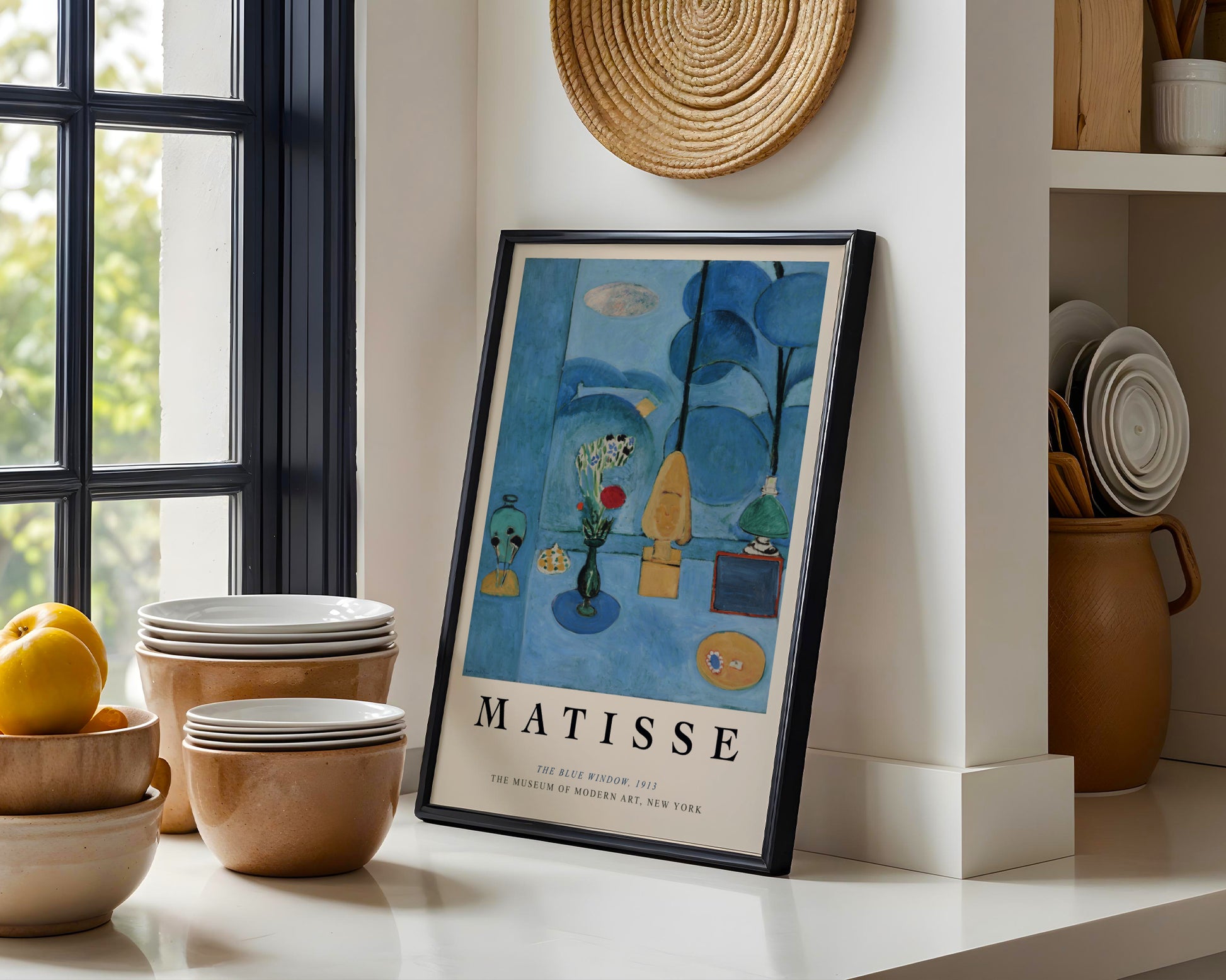 Matisse The Blue Window 1913 Framed Art Print - View 4