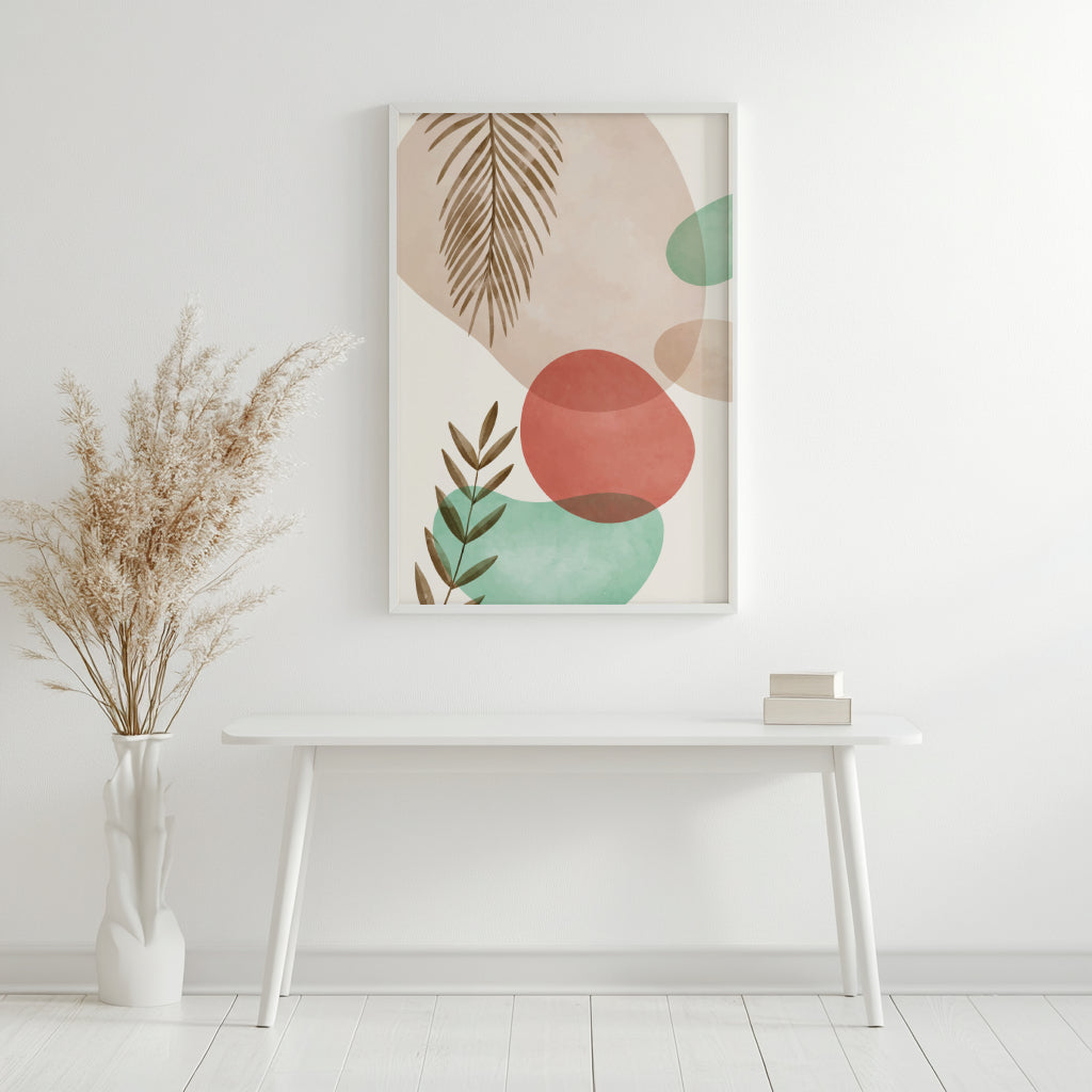 Abstract Organic Botanicals Framed Poster – Framed Wall Art Poster - Image 2