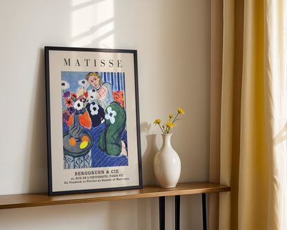 Matisse Woman & Still Life Framed Art Print - View 4