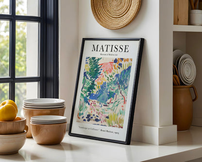 Matisse Landscape at Collioure Abstract Framed Poster - View 2