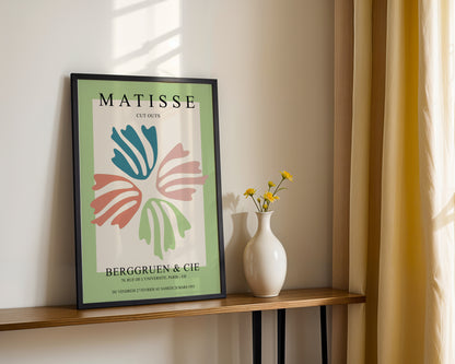 Matisse Cut Outs Abstract Floral Framed Poster - View 2