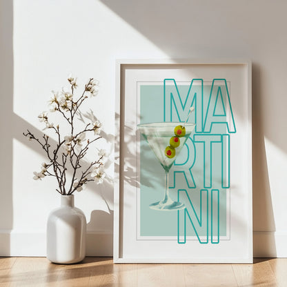 Martini Cocktail Drink Framed Poster – Framed Wall Art Poster - Image 4