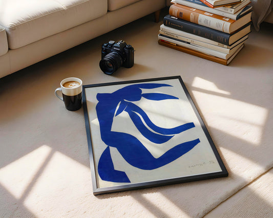 Matisse Blue Nude Abstract Framed Poster - View 2