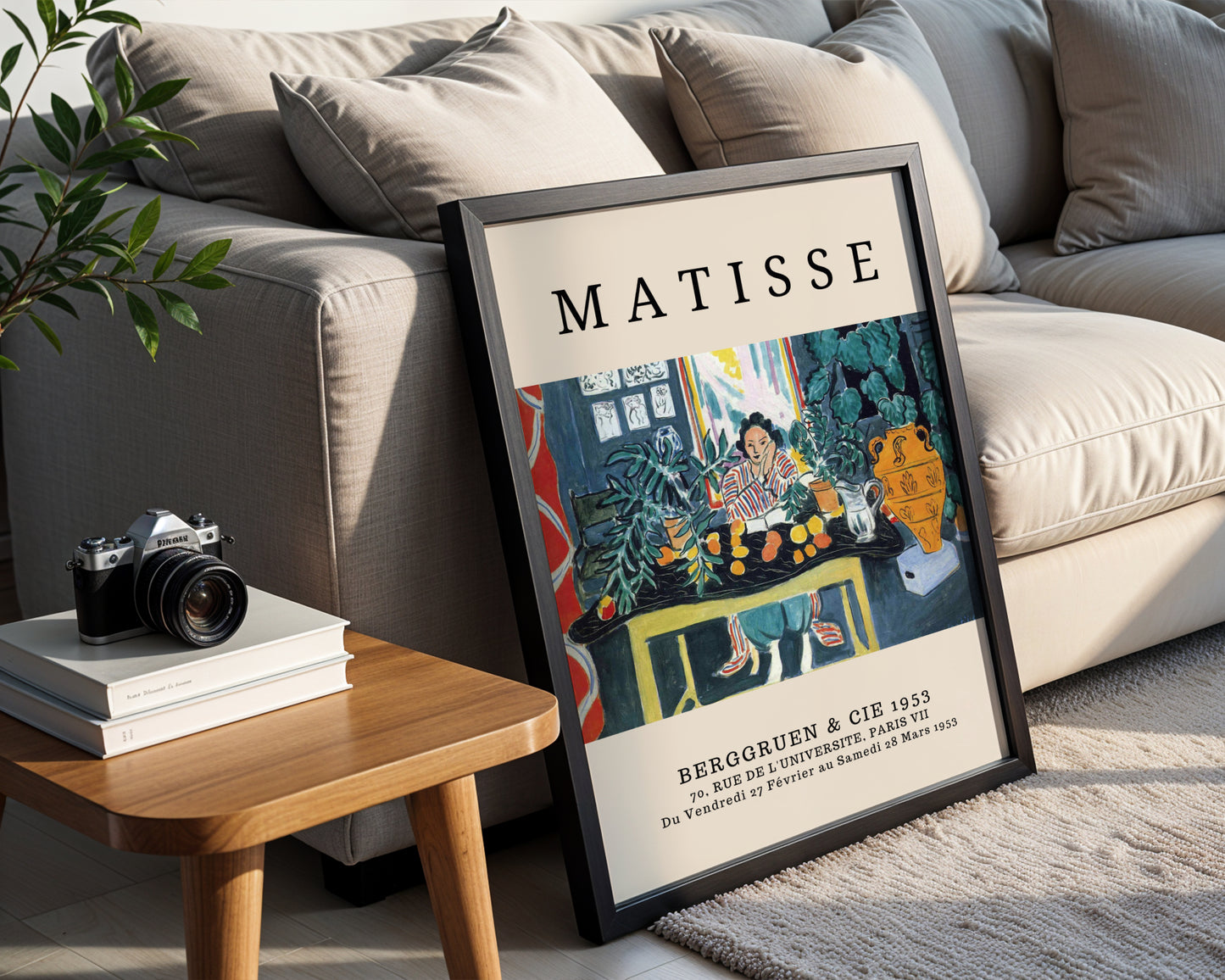 Matisse Still Life Exhibition Framed Poster - View 4
