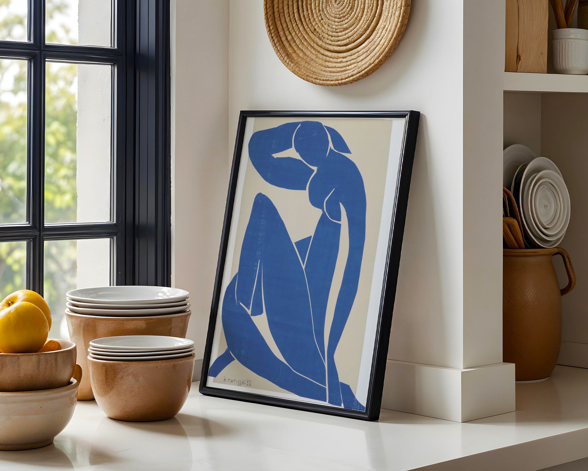 Matisse Blue Nude Reclining Figure Framed Poster - View 3