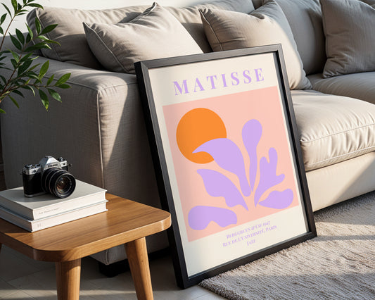 Matisse Jazz Cut-Out Style Framed Wall Art - View 2