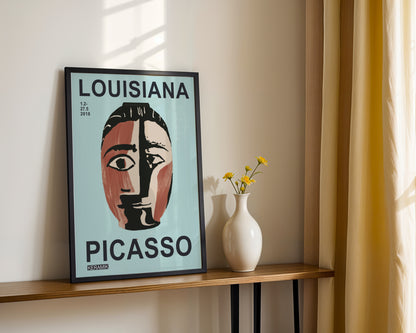 Picasso Abstract Face Louisiana Exhibition Framed Poster - View 2