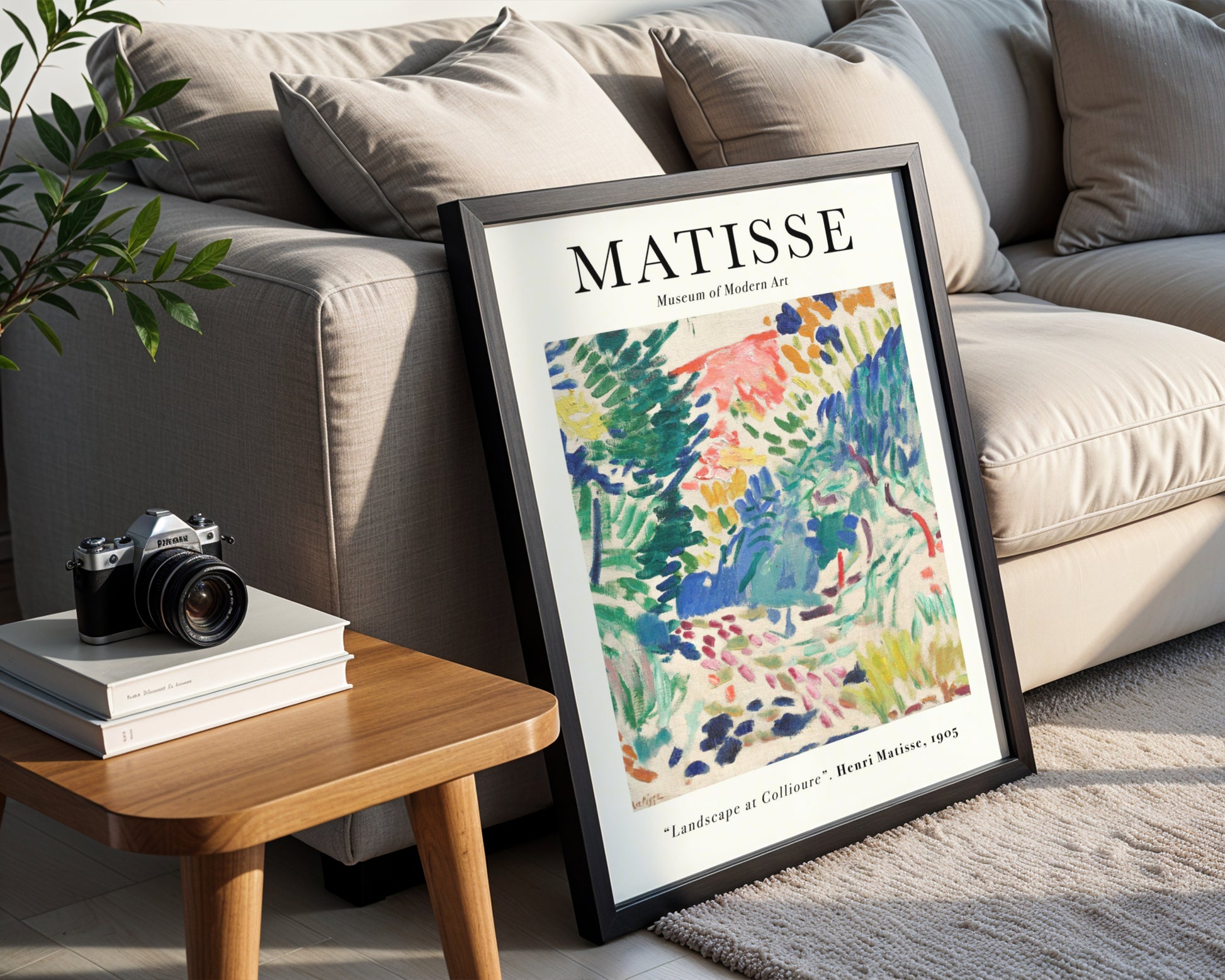 Matisse Landscape at Collioure Abstract Framed Poster - View 4