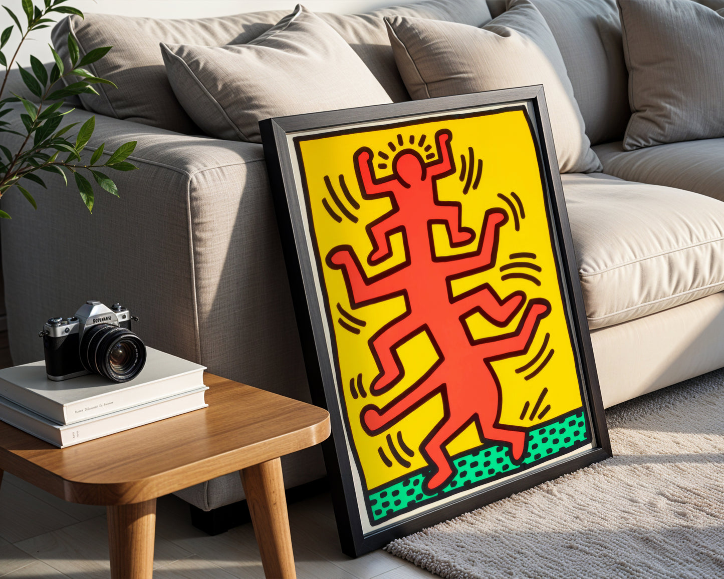Dynamic Pop Art Figures Framed Poster - View 4