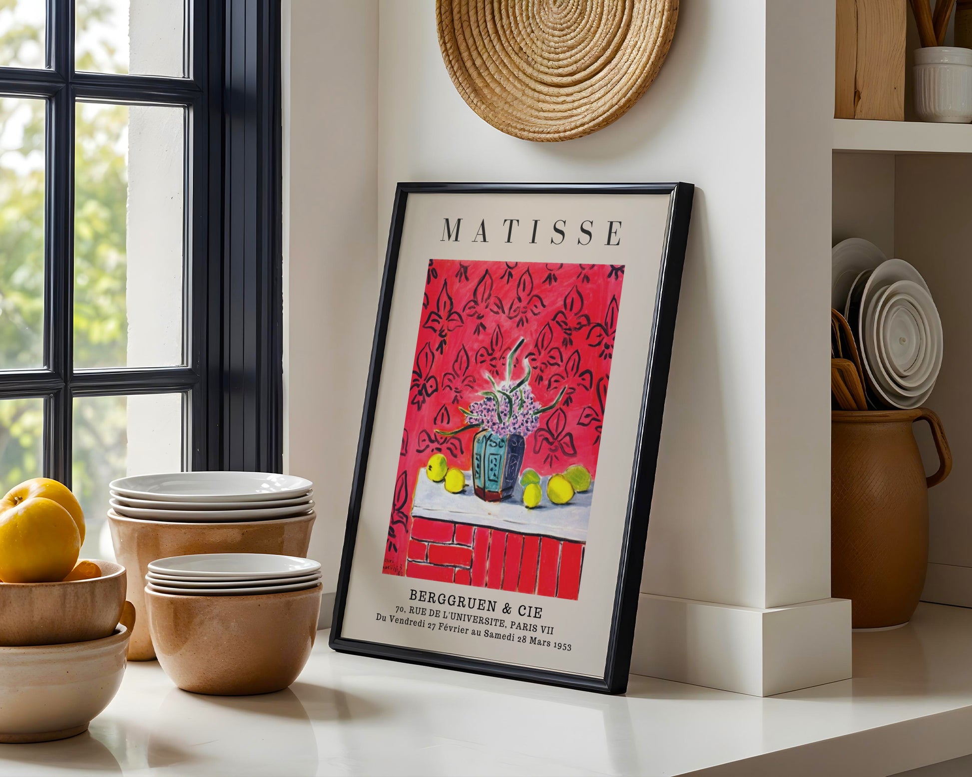 Matisse Vibrant Still Life Floral Framed Poster - View 3