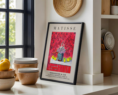 Matisse Vibrant Still Life Floral Framed Poster - View 3