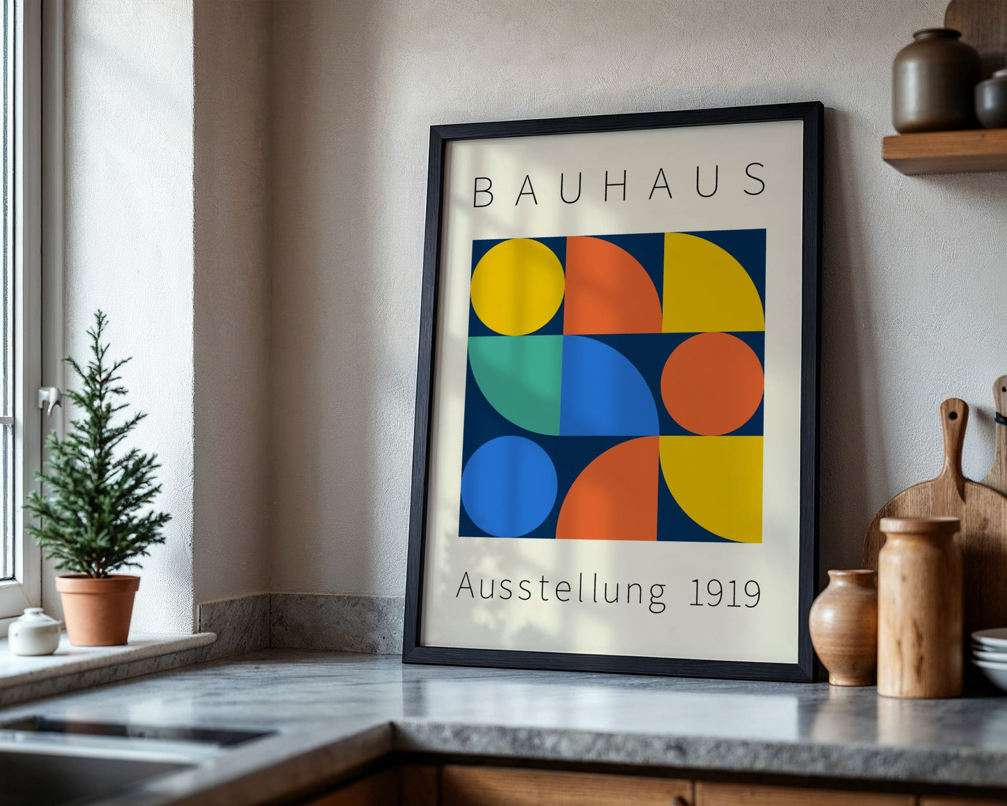 Bauhaus Chromatic Studies Framed Poster - Image 4