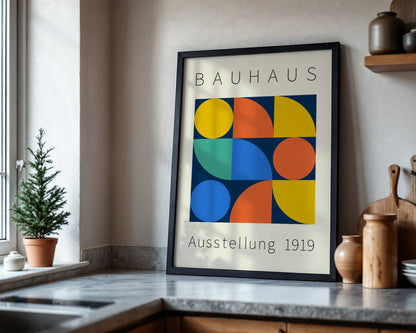 Bauhaus Chromatic Studies Framed Poster - Image 4