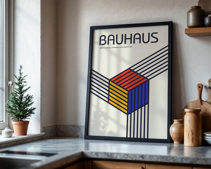 Bauhaus Abstract Language Framed Poster - Image 4