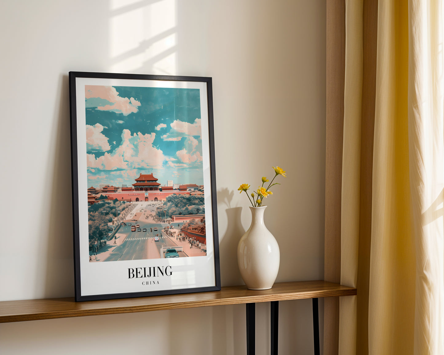 Beijing China Cityscape Framed Poster – Framed Wall Art Poster - Image 2