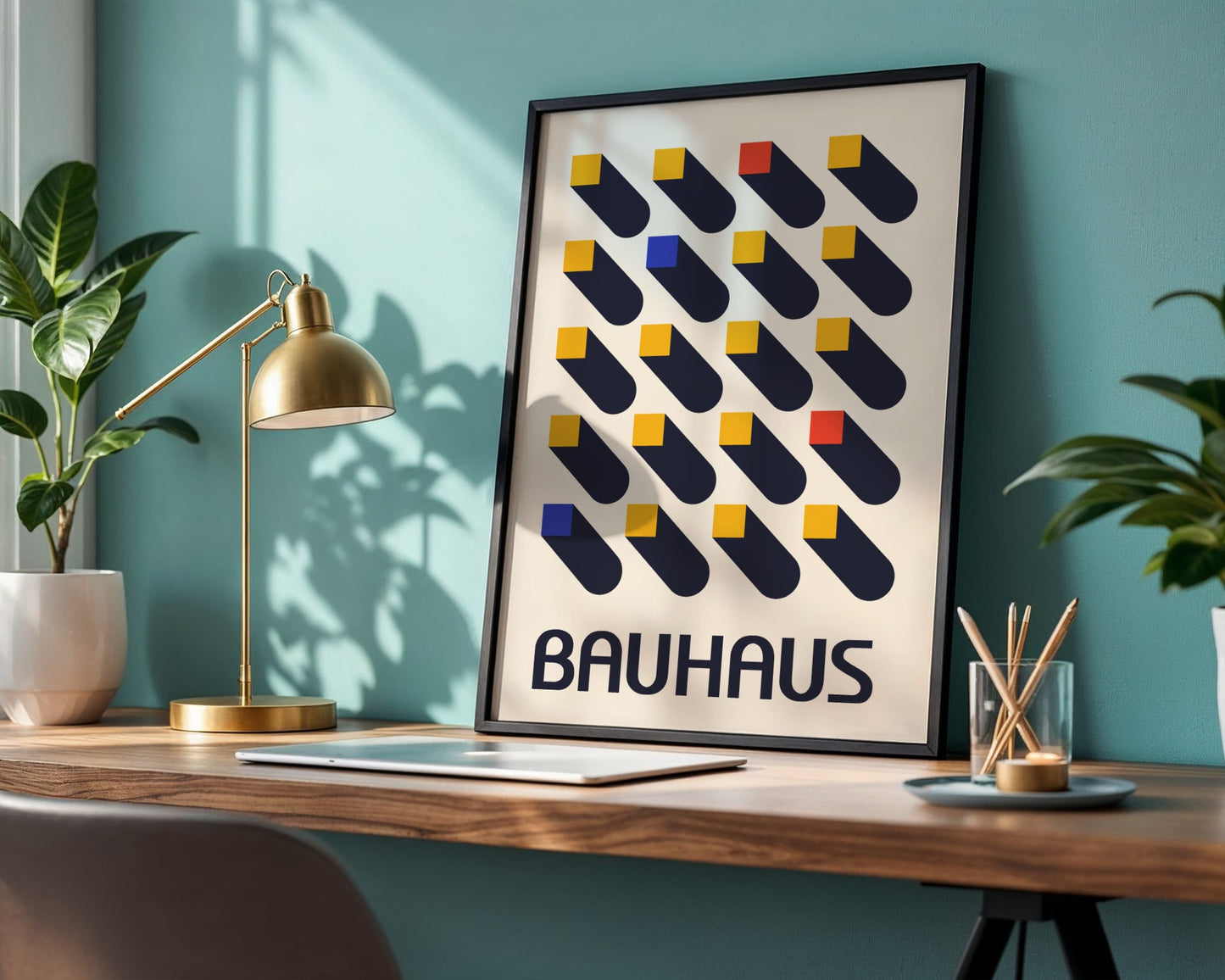 Bauhaus Spatial Relationships Framed Poster - Image 3