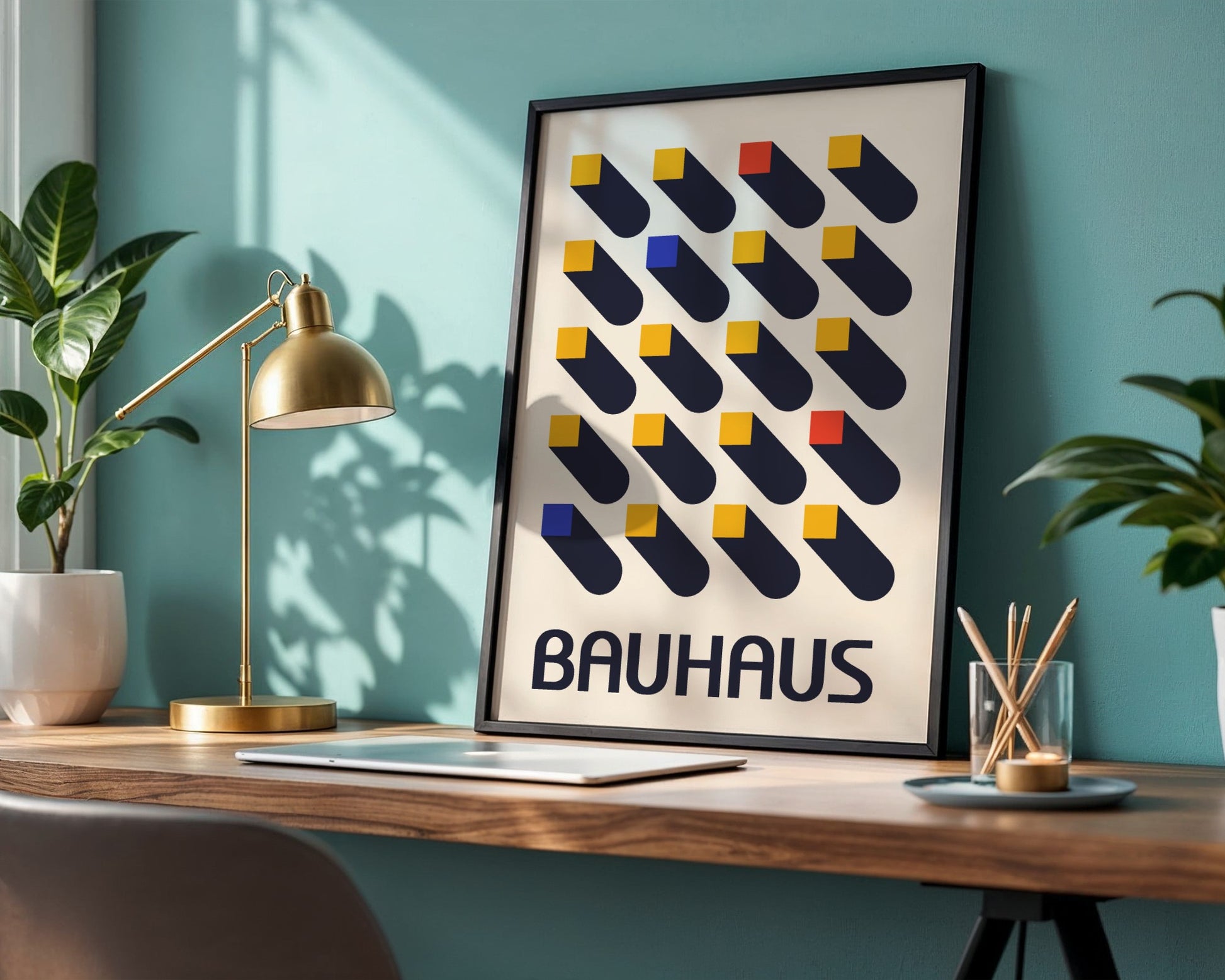 Bauhaus Spatial Relationships Framed Poster - Image 3