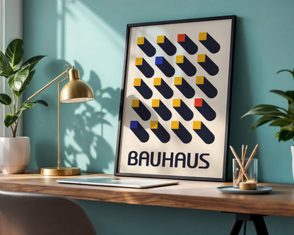 Bauhaus Spatial Relationships Framed Poster - Image 3