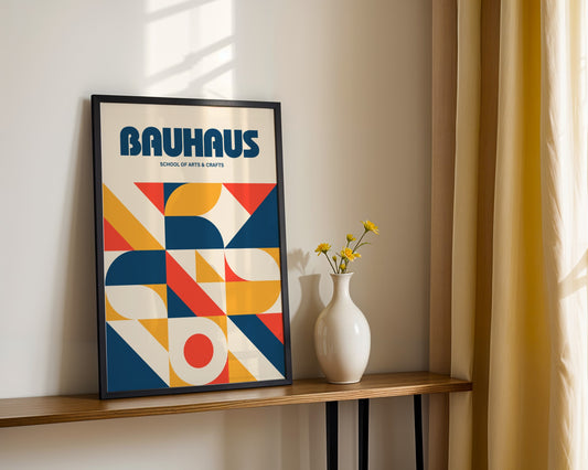 Bauhaus Functional Aesthetics Framed Poster - Image 1