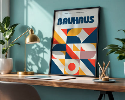 Bauhaus Structural Design Framed Poster - Image 3