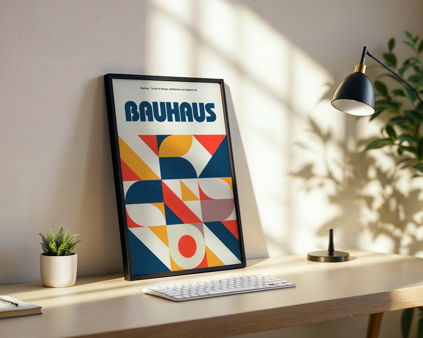 Bauhaus Structural Design Framed Poster - Image 2