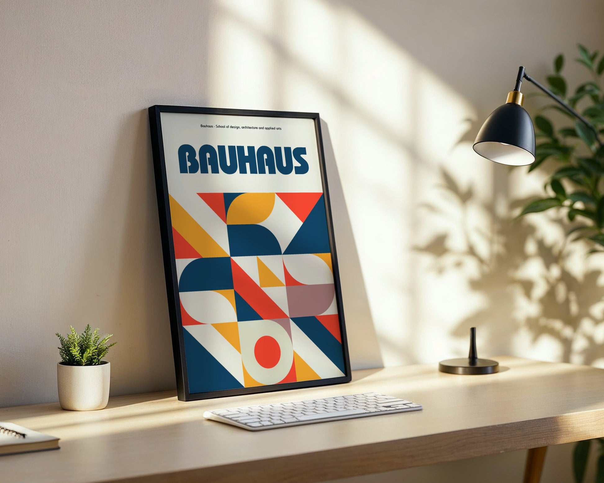 Bauhaus Structural Design Framed Poster - Image 2