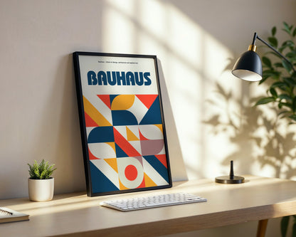 Bauhaus Structural Design Framed Poster - Image 2