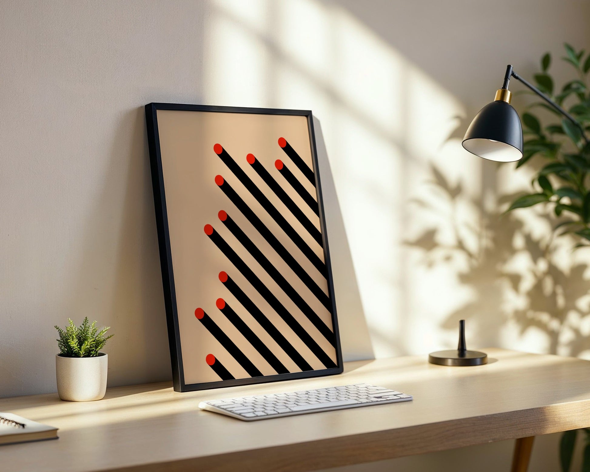 Bauhaus Grid System Framed Poster - Image 2