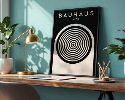 Bauhaus Linear Design Framed Poster - Image 3