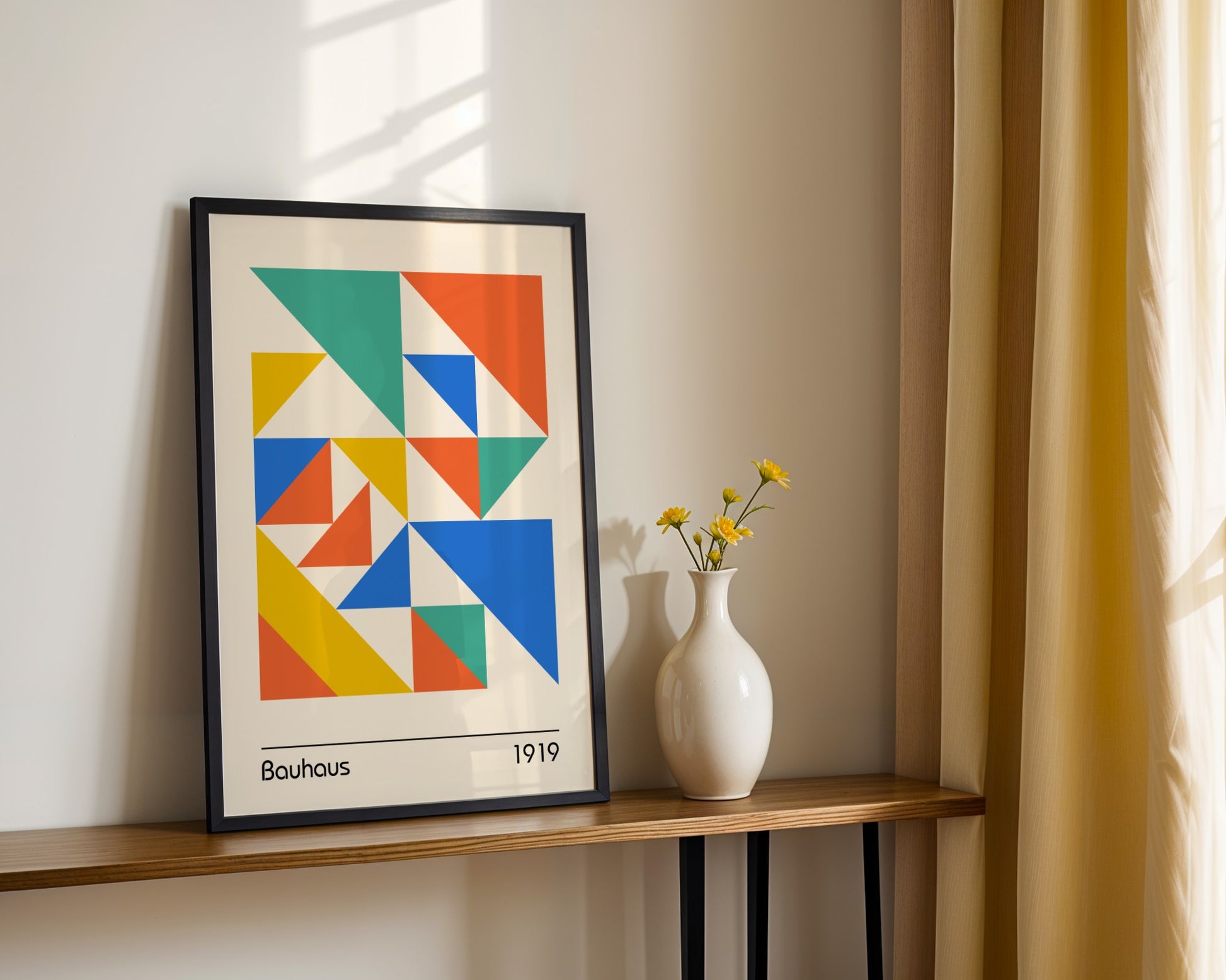 Bauhaus Modular Design Framed Poster - Image 1
