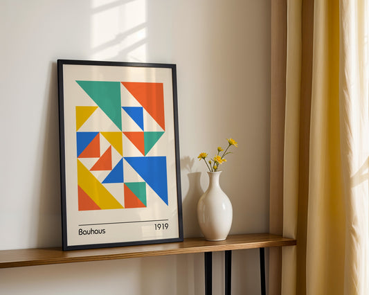 Bauhaus Modular Design Framed Poster - Image 1
