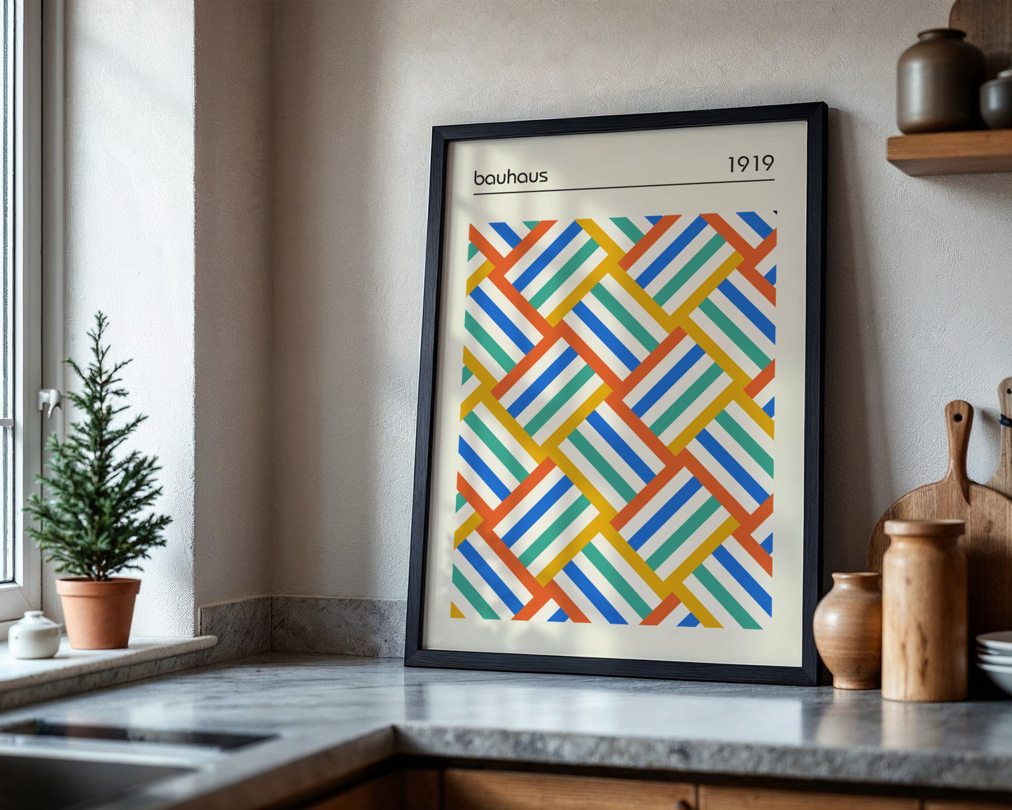 Bauhaus Essential Forms Framed Poster - Image 4
