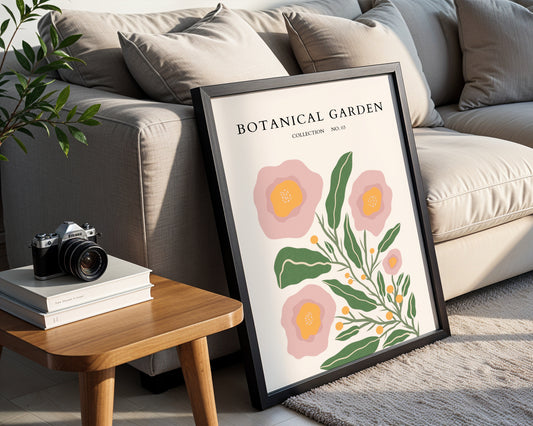 Botanical Garden Abstract Floral Framed Poster #3 - Image 2