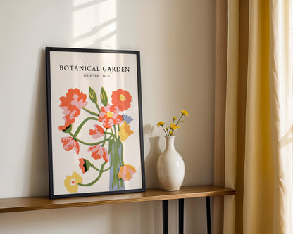 Abstract Botanical Garden Framed Poster - Image 3