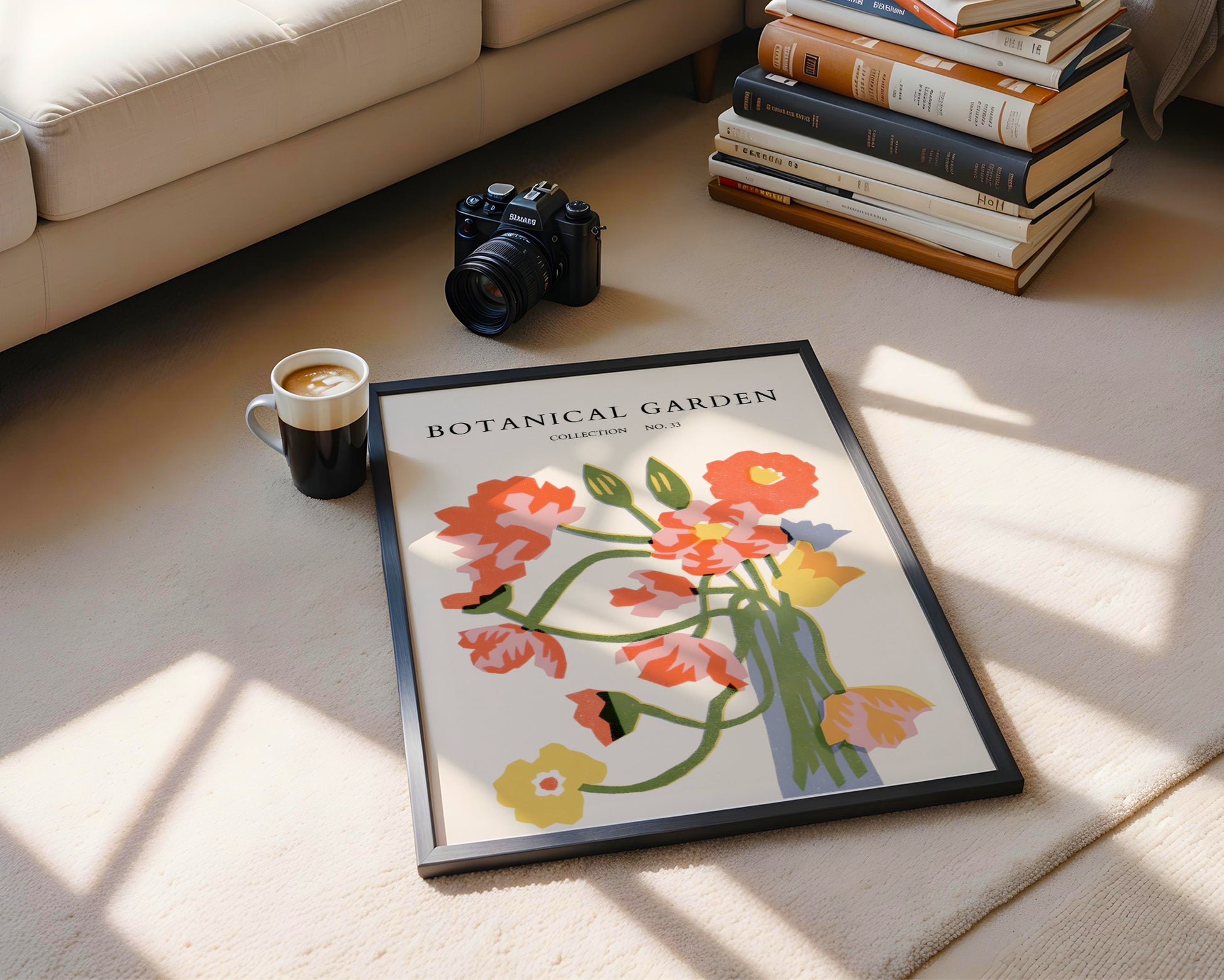 Abstract Botanical Garden Framed Poster - Image 4