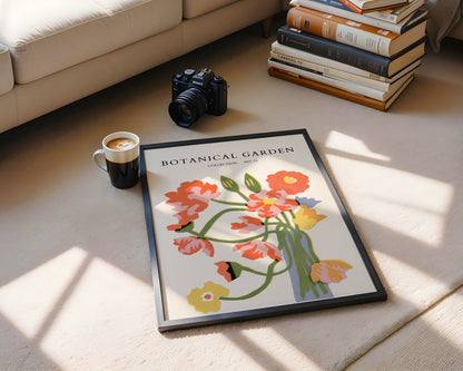 Abstract Botanical Garden Framed Poster - Image 4