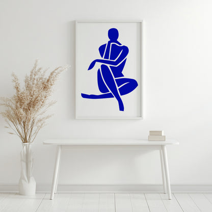 Matisse Inspired Red Cut-Out Framed Print - framed wall art India