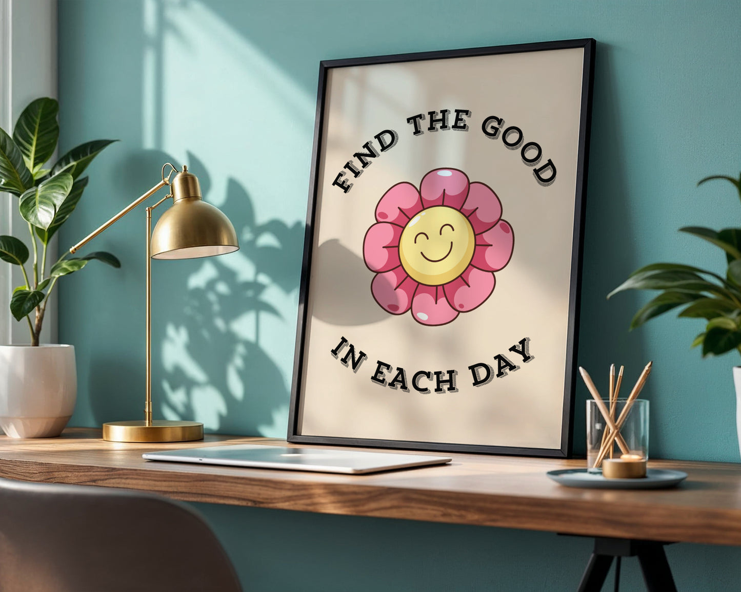 Find The Good In Each Day' Framed Poster – Framed Wall Art Poster - Image 4